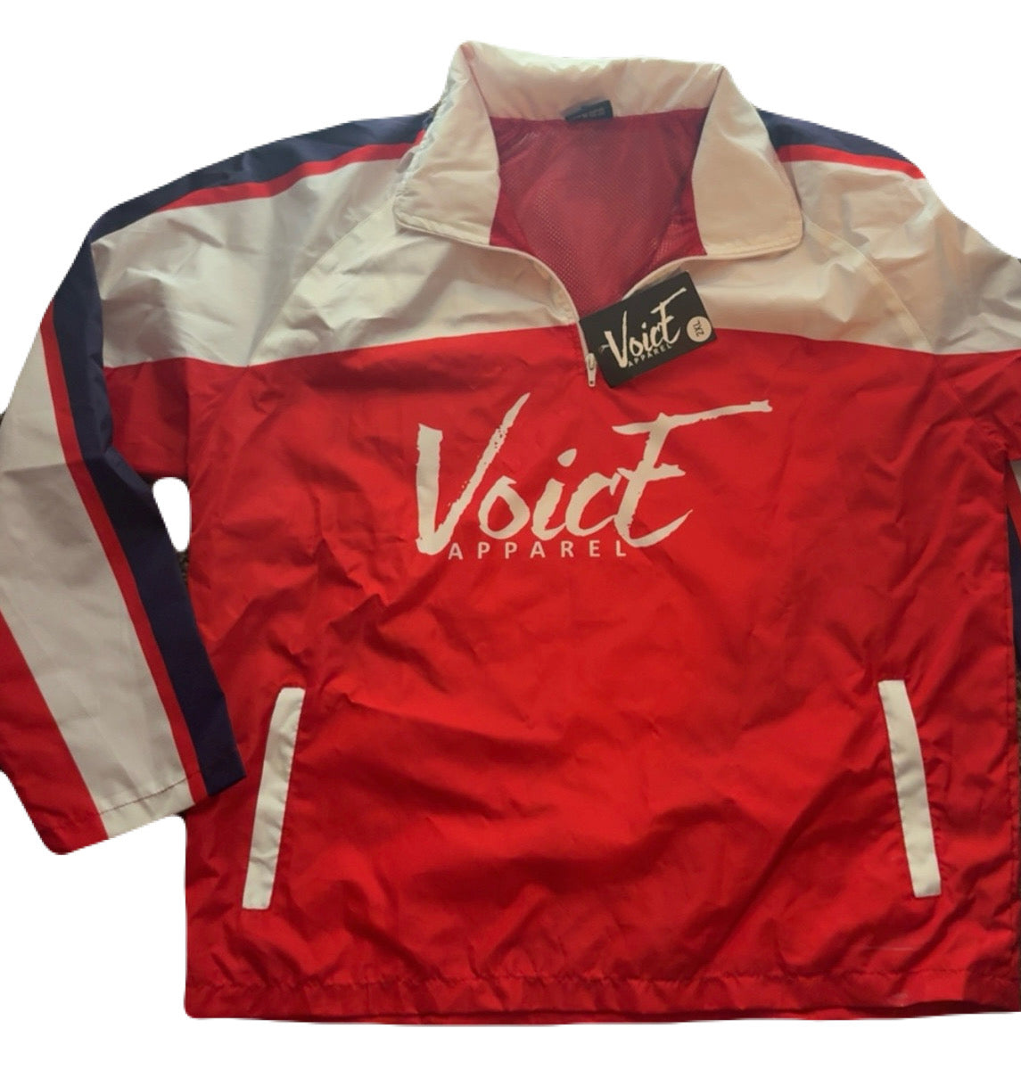 Red Windbreaker